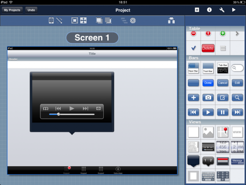 Blueprint : concevoir son app dans un iPad 