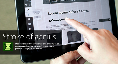Adobe Proto, outil de création de wireframes sur tablette › Blog