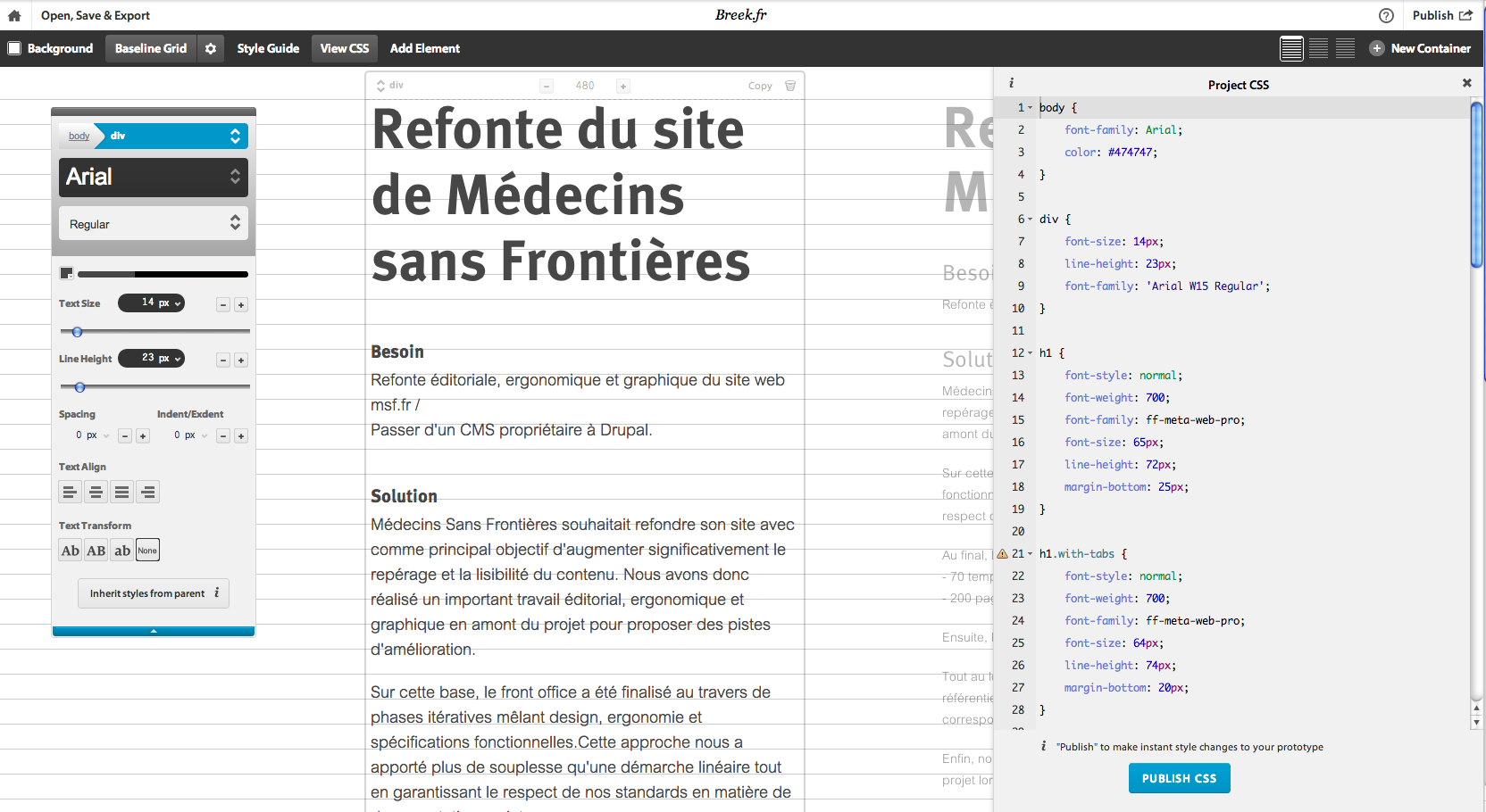 Tester ses web fonts avec Typecast