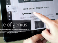 Adobe Proto, outil de création de wireframes sur tablette