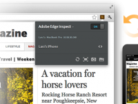 Tester un design responsive avec Adobe Edge Inspect