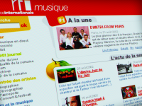 Refonte ergonomique et graphique de RFI musique : wireframes, design, charte graphique...