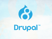 Logo de Drupal 8