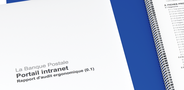 Audit éditorial, ergonomique, accessibilité de l'intranet de la Banque postale