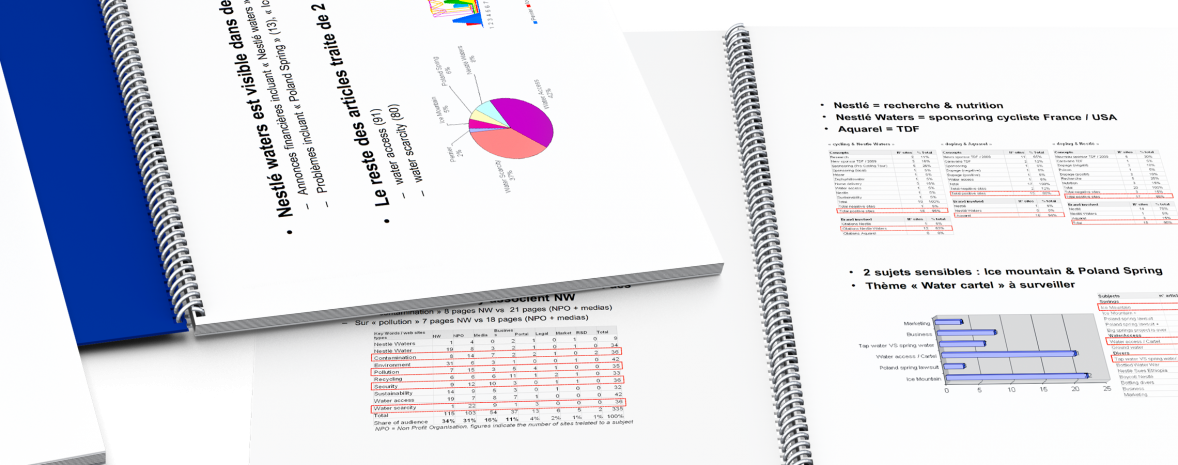 Automatisation de la veille stratégique, de benchmarks et de l'étude d'impact sur l'image institutionelle