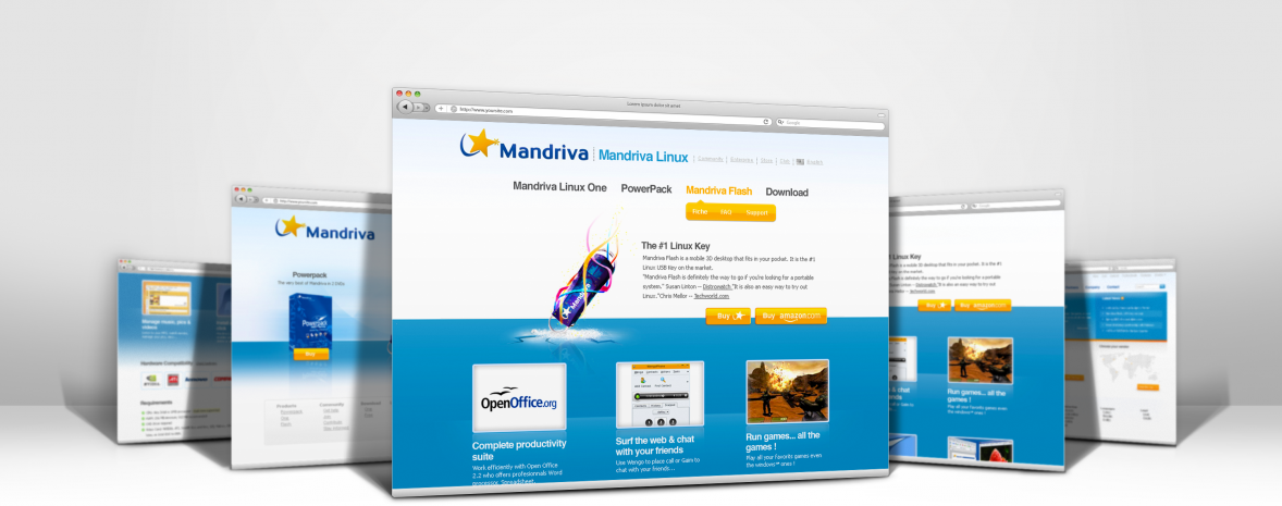 Refonte du site institutionnel Mandriva avec Drupal